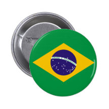 Botão da bandeira de Brasil Boton
