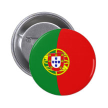 Botão da bandeira de Portugal Fisheye Boton