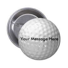Botão da bola de golfe - adicione sua mensagem boton