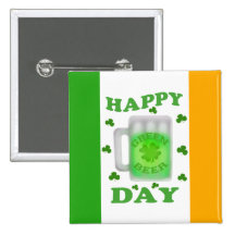 Botão da cerveja do verde do dia de St Patrick eng Boton