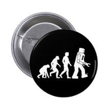 Botão da evolução do robô pins