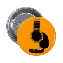 botão da guitarra acústica pins