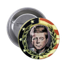 Botão da nostalgia de JFK Botons