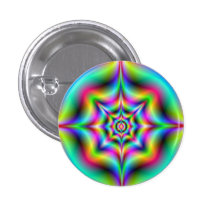 Botão de néon do Psychedelia Boton
