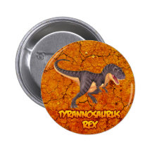 Botão de Rex do tiranossauro Boton