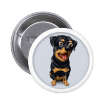 Botão de Rottweiler Pins
