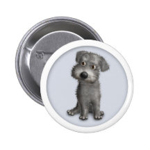 Botão de Schnoodle (cinza) Boton