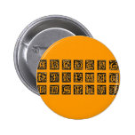 Botão do alfabeto pins