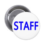 Botão do azul dos funcionarios pins