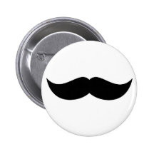 Botão do bigode pins