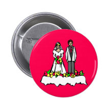 Botão do casamento pins