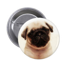 Botão do filhote de cachorro do Pug Botons