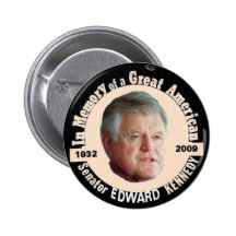 Botão do memorial de Edward Kennedy Pins