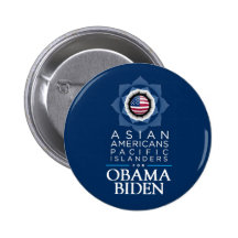 Botão dos ASIÁTICOS de Obama Biden Boton
