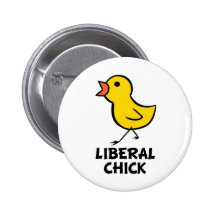 Botão liberal do pintinho botons