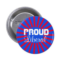 Botão liberal orgulhoso botons