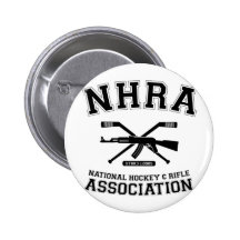 Botão nacional da associação do hóquei e do rifle botons