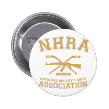 Botão nacional da associação do hóquei e do rifle botons