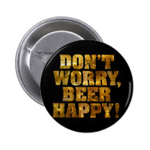 Botão preto feliz da cerveja botons