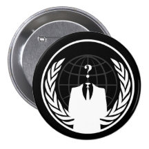 Botão preto internacional anónimo botons