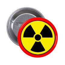 Botão radioativo pins