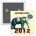 Botão republicano da campanha 2012 do GOP do vinta Botons