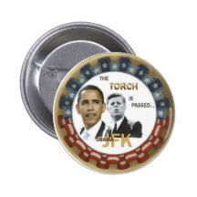 Botão retro de Obama/JFK Boton