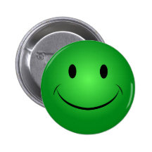 Botão verde do smiley boton
