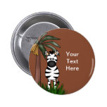 Botões da zebra botons