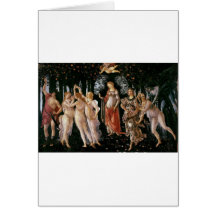 Botticelli-primavera Cartão
