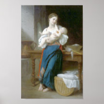 Bouguereau - carícias das premiers poster