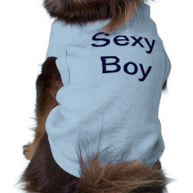 Boy sexy camisetas para cães