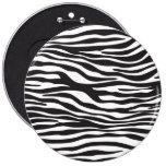Branco animal do preto da zebra da pele da pele do boton