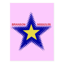 BRANSON MISSOURI CARTÕES POSTAIS