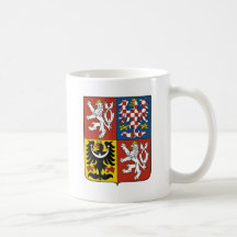 Brasão CZ da república checa Caneca