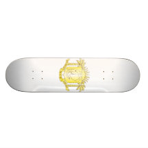 Brasão da Costa do Marfim Skates Personalizados