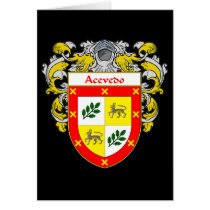 Brasão de Acevedo (envolvida) cartões