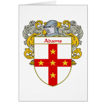 Brasão de Adams (envolvida) cartões