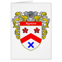 Brasão de Agnew (envolvida) cartões