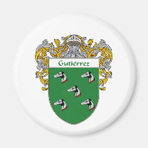 Brasão de Gutiérrez (envolvida) Imã De Geladeira