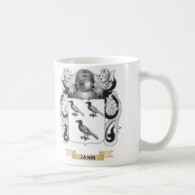 Brasão de Jann (crista da família) Caneca