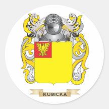 Brasão de Kubicka (crista da família) Adesivos