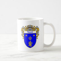 Brasão de Napoli (envolvida) Caneca