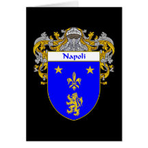 Brasão de Napoli (envolvida) Cartao