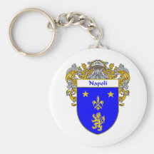Brasão de Napoli (envolvida) Chaveiro