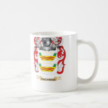 Brasão de Pacheco (crista da família) Caneca