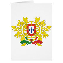 Brasão de Portugal Cartão