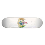 Brasão dos territórios de Oceano Índico britânicos Skateboard