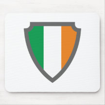Brasão escudo hatchment Irlanda país de irlandês E Mousepad
