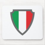 Brasão escudo hatchment Itália Italy Italia Mouse Pads